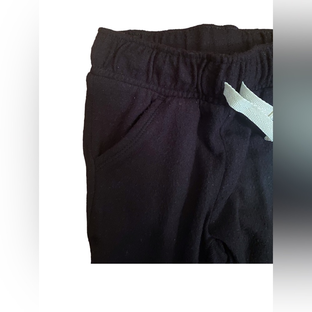 Cat & Jack Baby Joggers - Size 18 mos Black - Picture 2 of 4